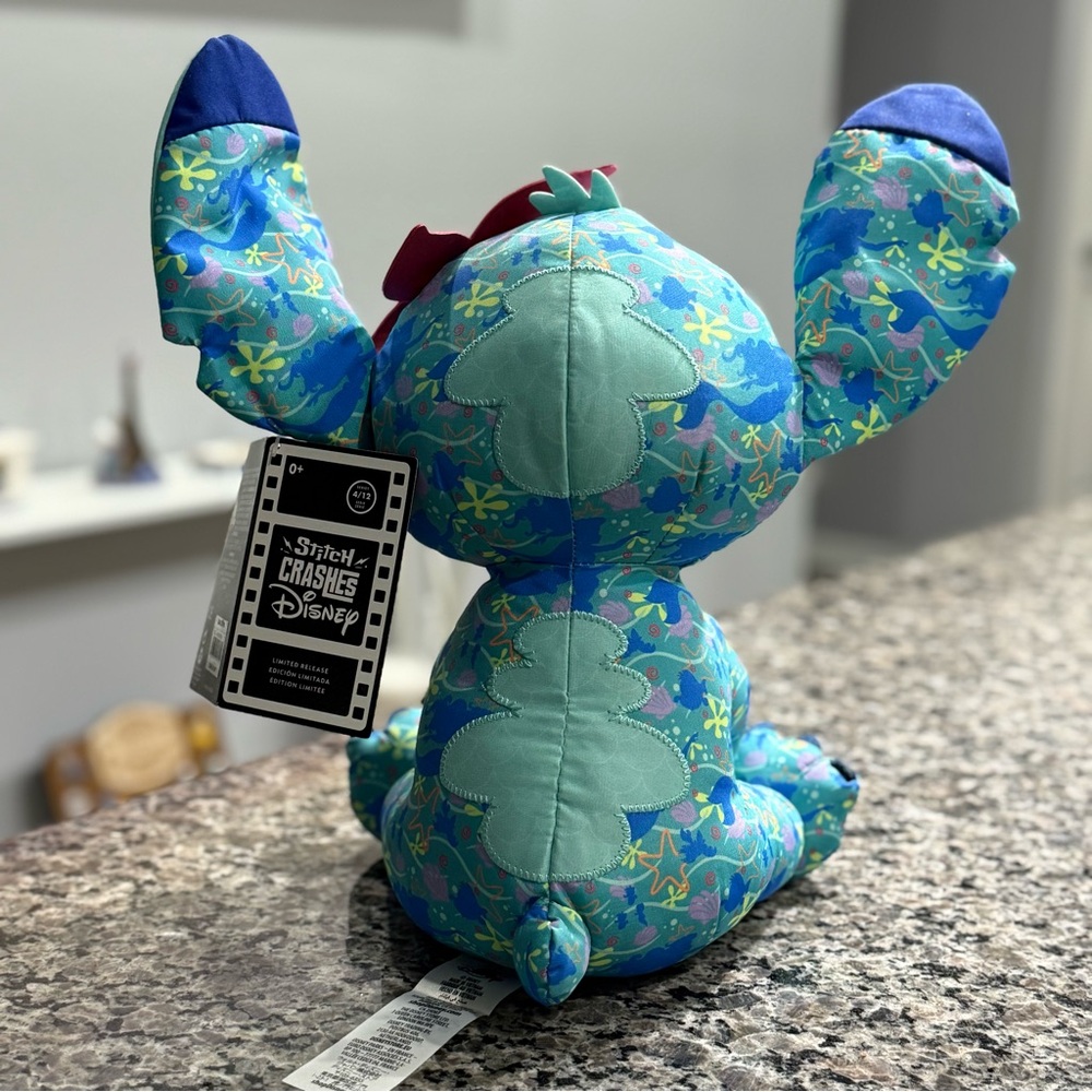 Stitch Crashes the The Little Mermaid Plush - #4 of 12 - Picture 6 of 9